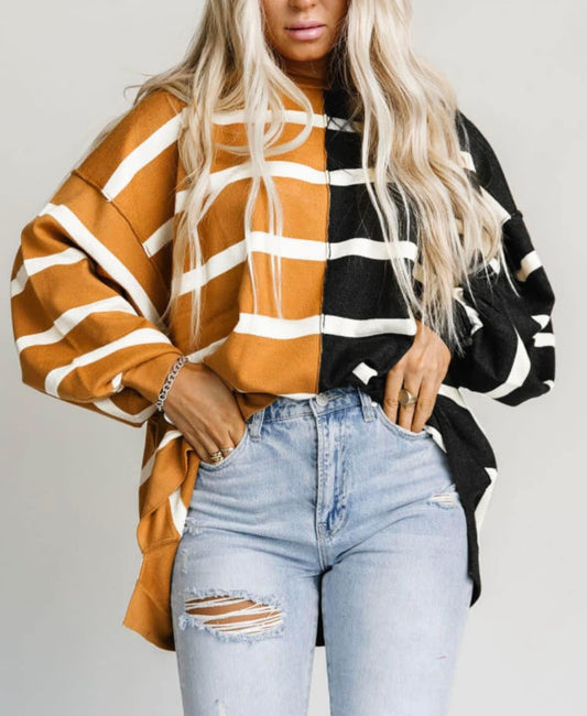 The Jane Color block top