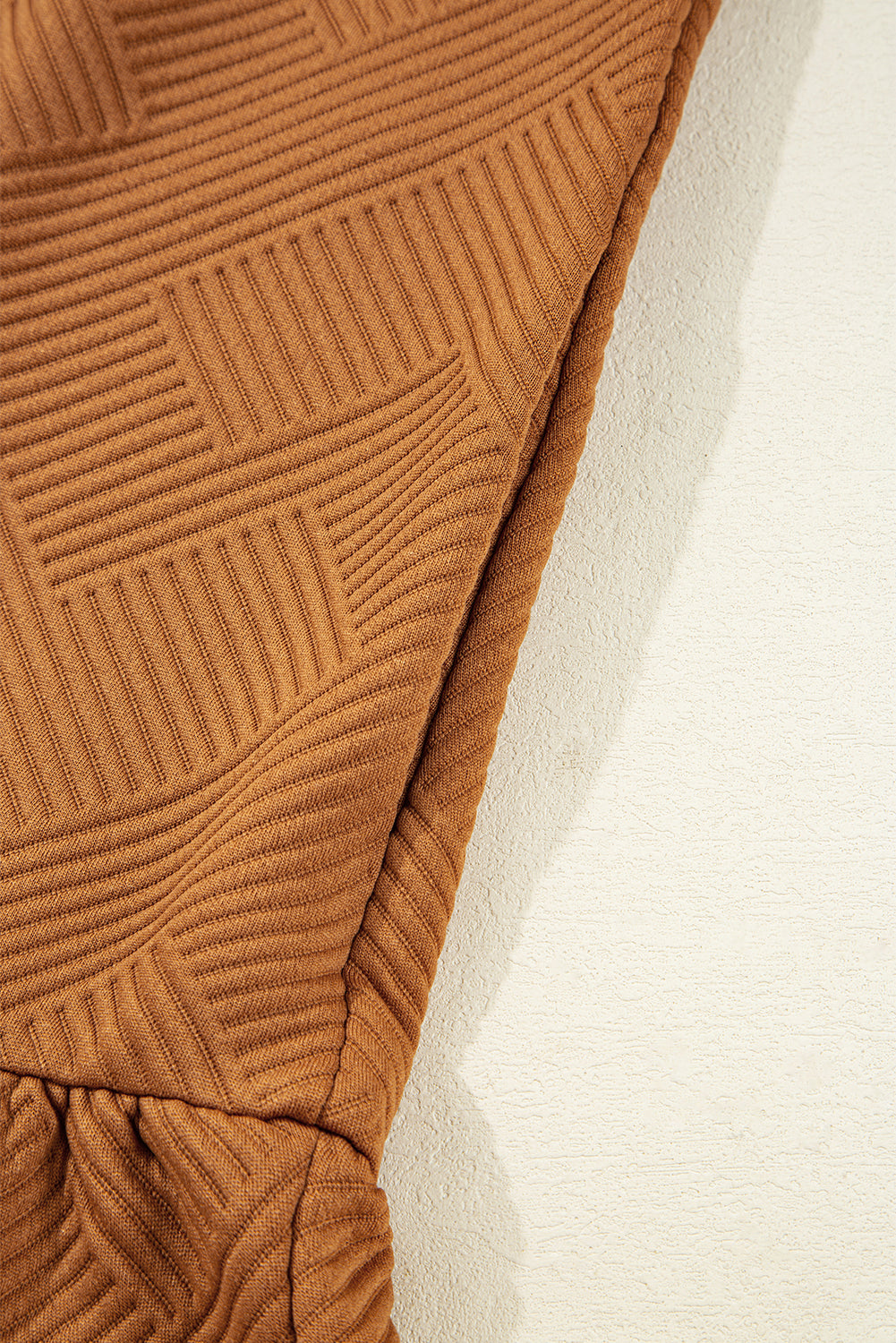 Jungle Green  Quarter Zip Collar Bracelet Sleeve Textured Mini Dress