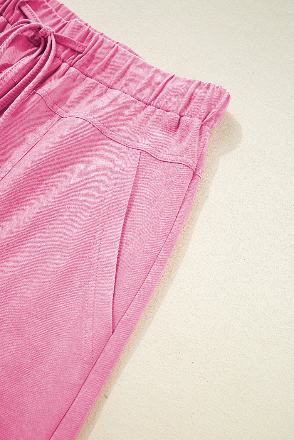 Black Mineral Wash Exposed Seam Wide Leg Cargo Pants