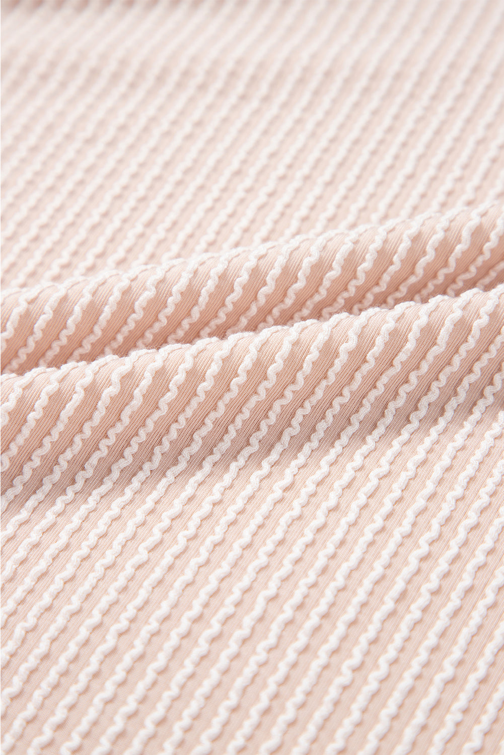 Mist Green Corded Bishop Sleeve Pullover and Ruffle Mini Skirt Set