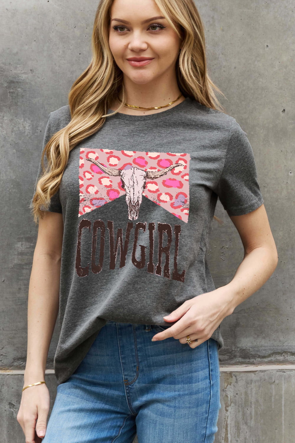 Simply Love Simply Love Full Size COWGIRL Graphic Cotton Tee